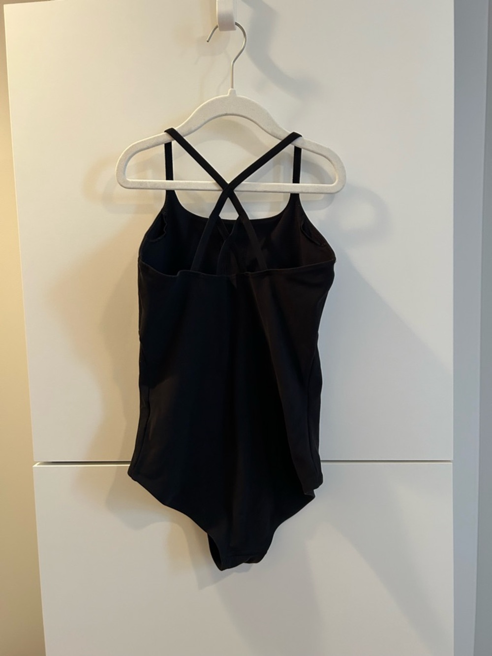 Athleta Girl Black Girls' Got Your Back Leotard - Size 12 - Picture 6 of 8